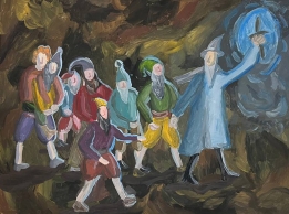 Иллюстрация к повести Джона Р. Р. Толкина «Хоббит, или Туда и обратно»